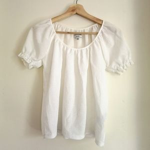 *MADEWELL* White short sleeved top